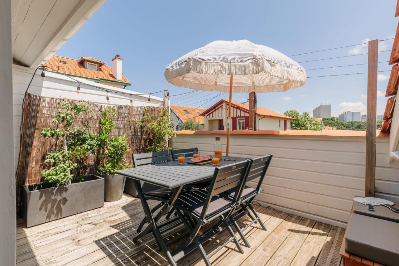 比亚里茨Little Bibi Terrace - Cote Des Basques And Private Garage公寓 外观 照片