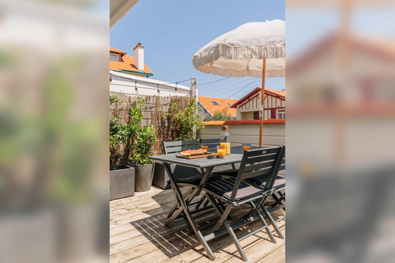 比亚里茨Little Bibi Terrace - Cote Des Basques And Private Garage公寓 外观 照片